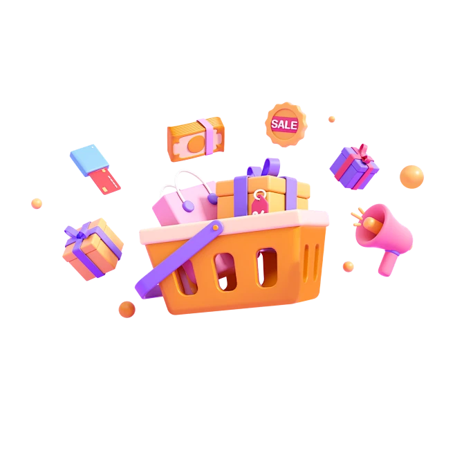 购物折扣促销c4d电商